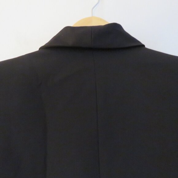 ZARA Double Breasted Long Blazer Jacket in Black Minimalist Blogger Fave Sz S - Picture 12 of 14